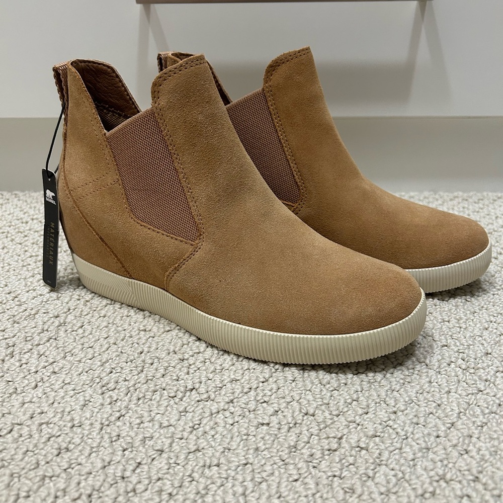 Sorel Brown Suede Ankle Boots